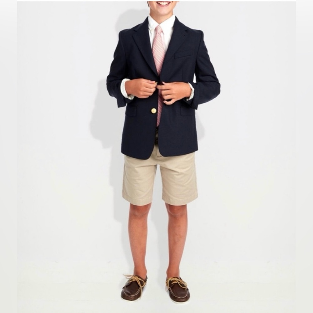 BOYS VINEYARD VINES CLASSIC NAVY SPORTS COAST/BLAZER, SIZE 10